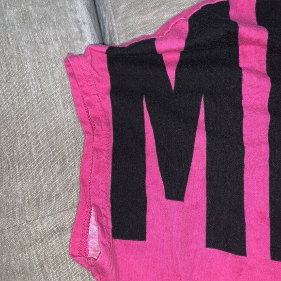 Disney Tall Womens Pink Minnie Mouse Short Sleeve T-shirt XL & Headband - Picture 6 of 11